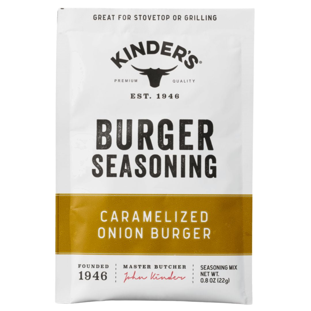 KINDERS (Pack of 30) Kinders Seasoning Caramelized Onion Burger 0.8 Oz
