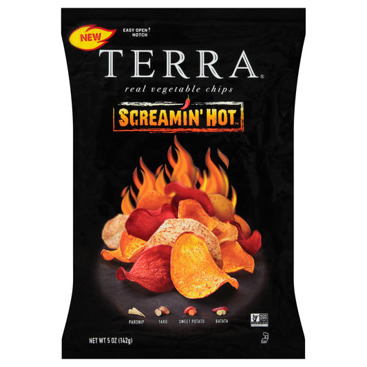 Terra Chips Chips Screamin Hot 5 oz (Pack Of 12)