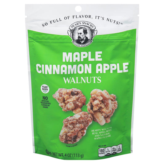 Pears Snacks Walnuts Maple Cinnamon Apple 4 Oz (Pack Of 6)