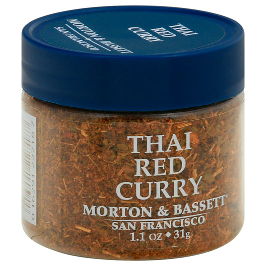 Morton & Bassett Seasoning Curry Thai Red 1.1 Oz Pack of 3