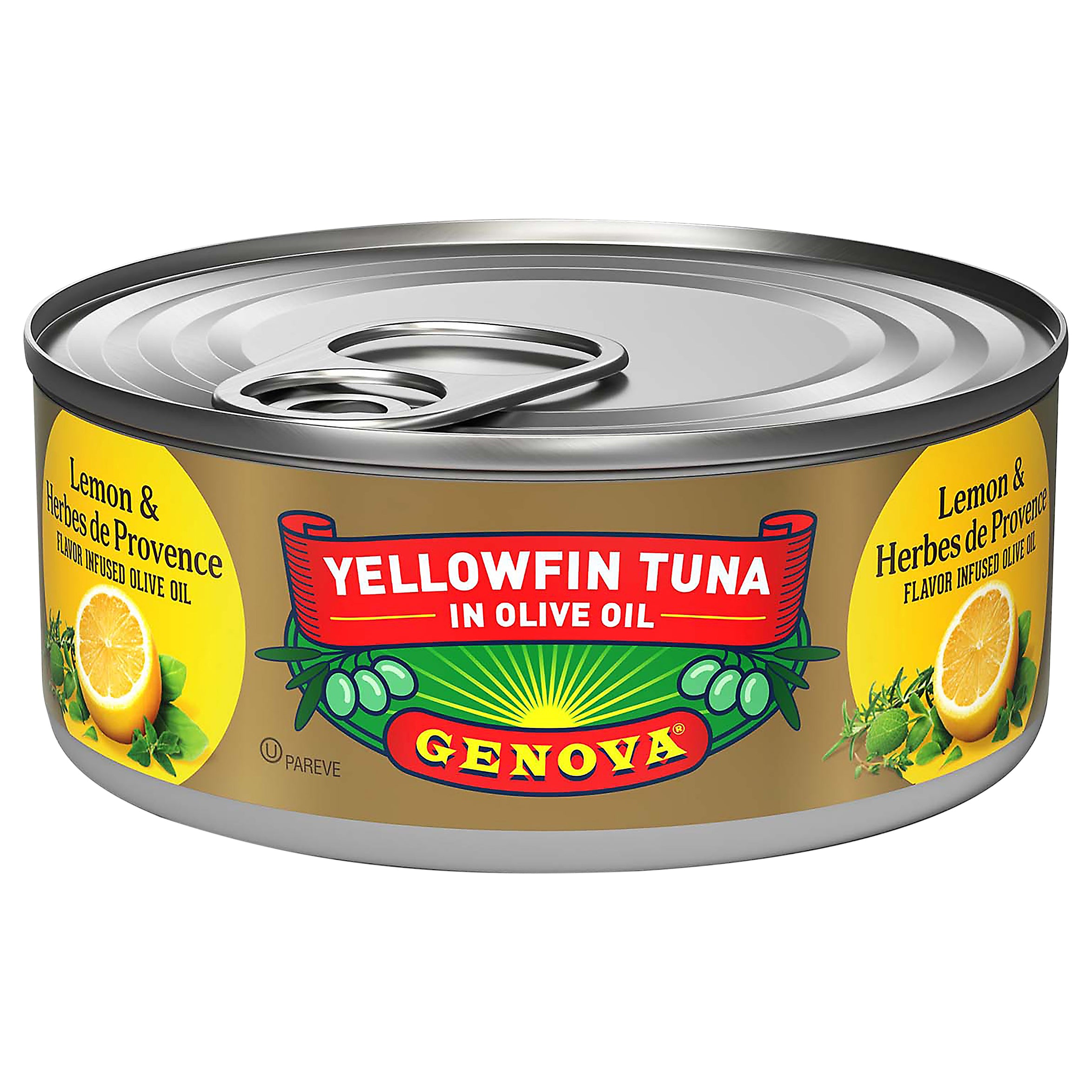 Genova Tuna Yellowfin Lemon Herbs Olive Oil