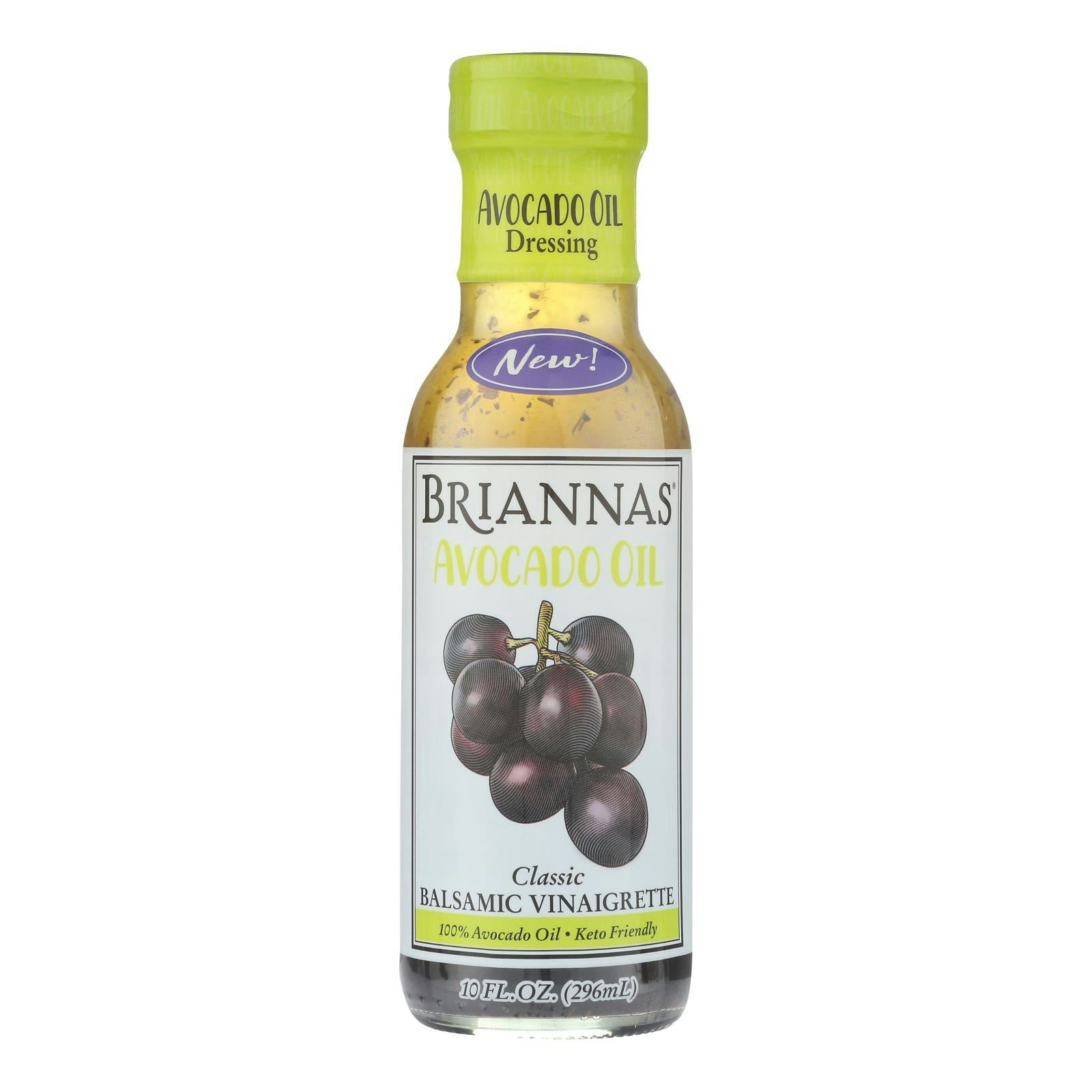 Brianna's - Dressing Classic Balsamic Vinaigrette 10 fl. Oz (Pack of 6)