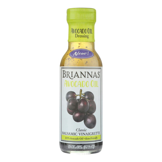 Brianna's - Dressing Classic Balsamic Vinaigrette 10 fl. Oz (Pack of 6)
