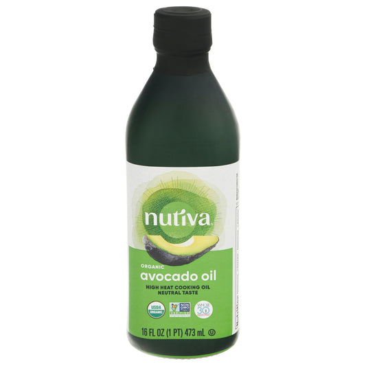 Nutiva Oil Avocado Pure Organic 16 fl oz (Pack of 6)