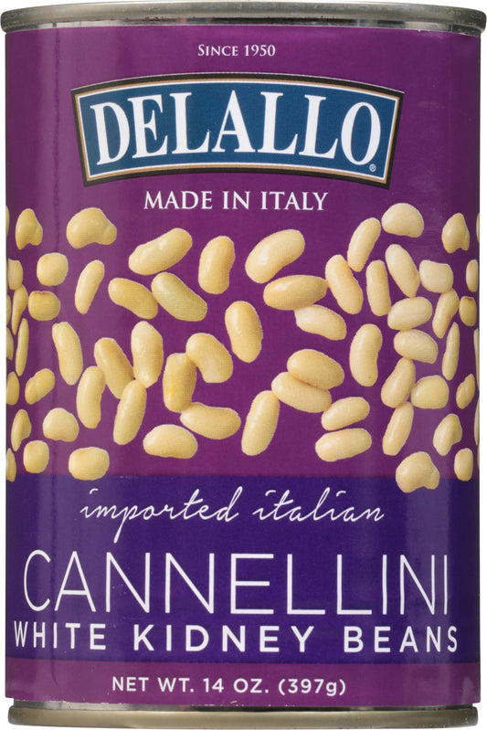Delallo Bean Cannellini 14 Oz Pack of 12