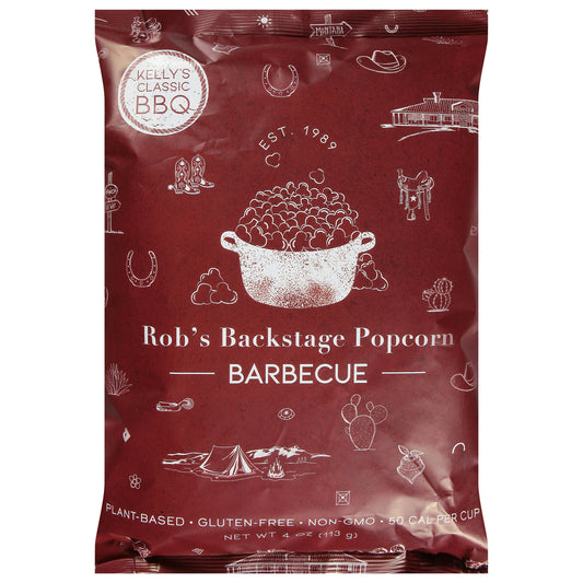 Rob's Backstage Popcorn Bbq - 4 Oz (Pack of 8)