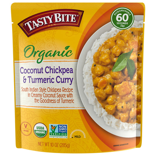 Tasty Bite Curry Turmeric Chickpea 10 Oz (Pack of 6)