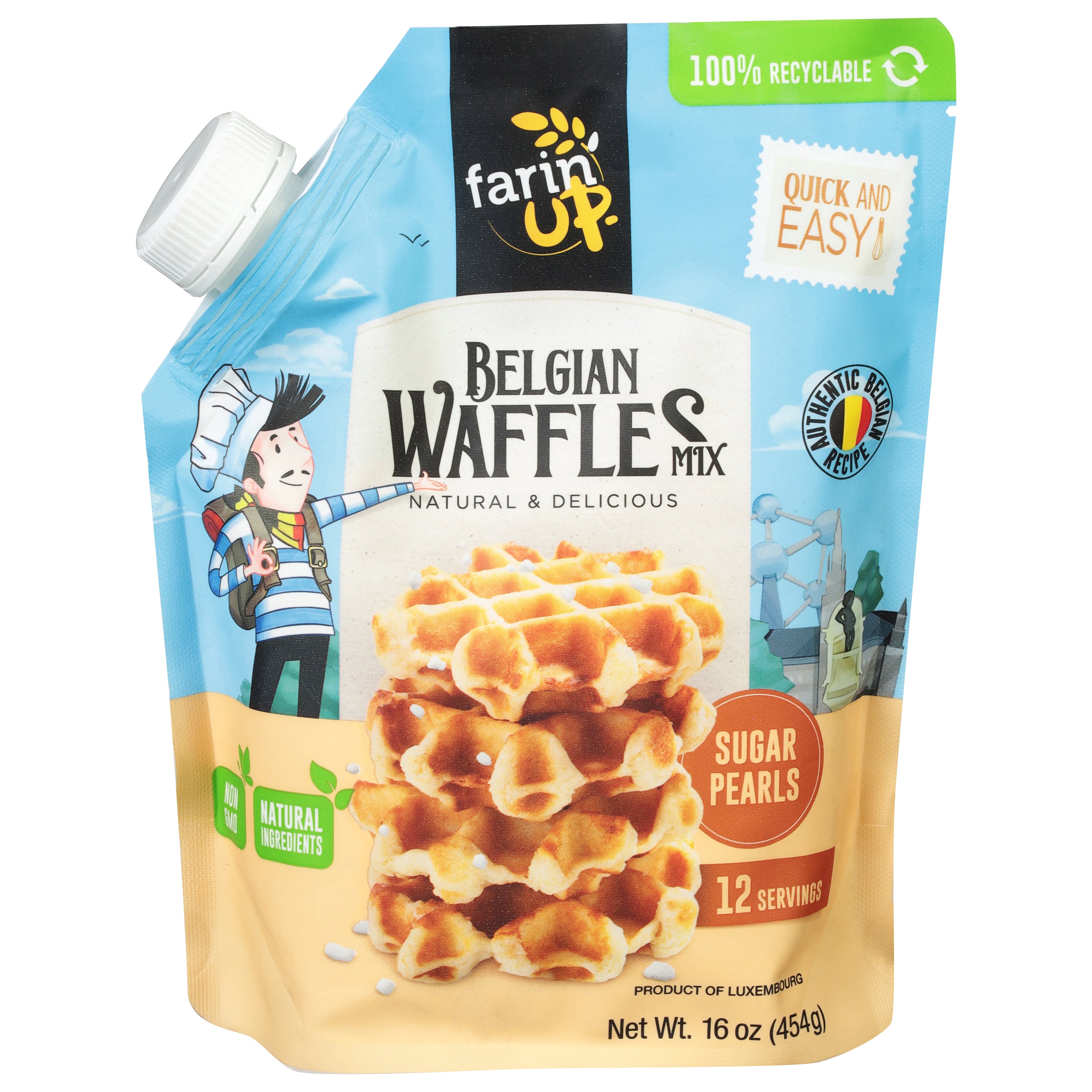 Farinup Waffle Belgian Mix