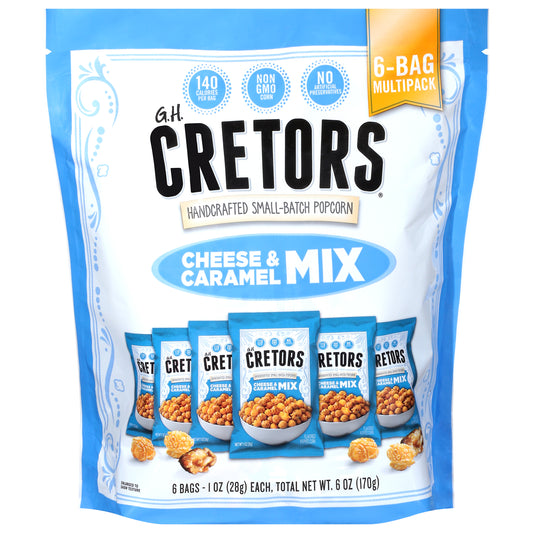 Gh Cretors Popcorn Cheese and Caramel 6 oz (Pack Of 6)