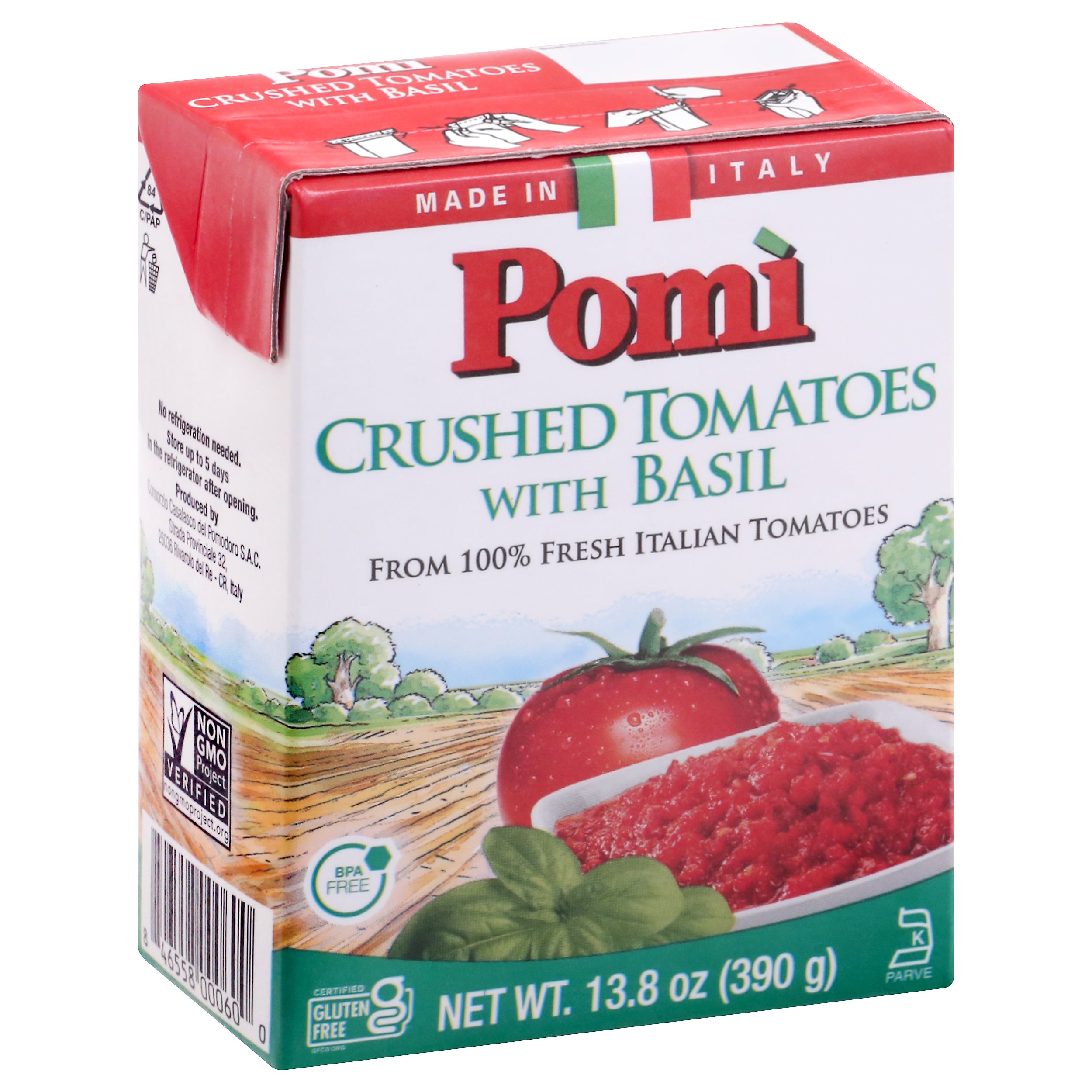Pomi Tomatoes Crushed Basil