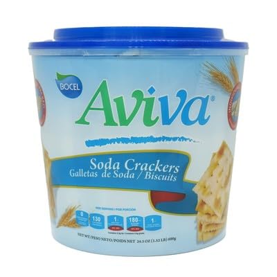 Aviva Soda Crackers Normal Tub Caribbean Crispbread