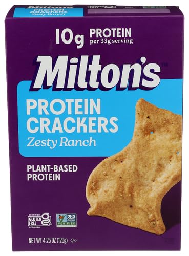 Milton's Cracker Protein Zesty Ranch Crackers