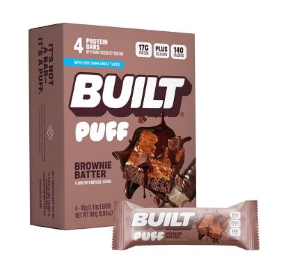 Built Bar Brownie Batter 4Pc