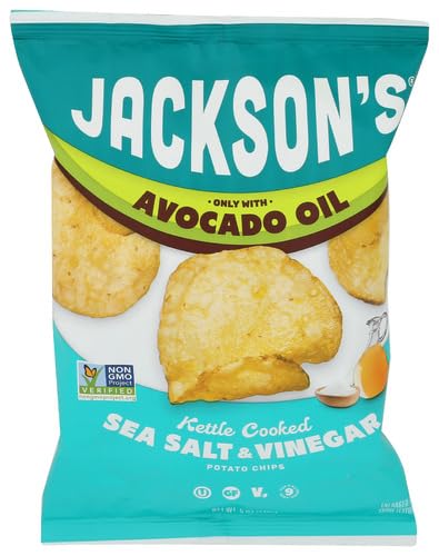 Jackson's Chips Potato Vinegar Kettle Avocado Oil