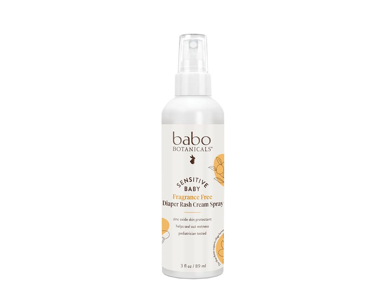 BABOBOTANI (Pack of 6) Babobotani Diaper Rash Spray Cream 3 Fl Oz