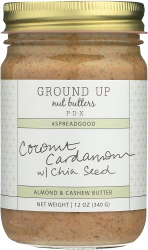 Ground Up Brand Ground Up Butter Coconut Cardamn Chia Se