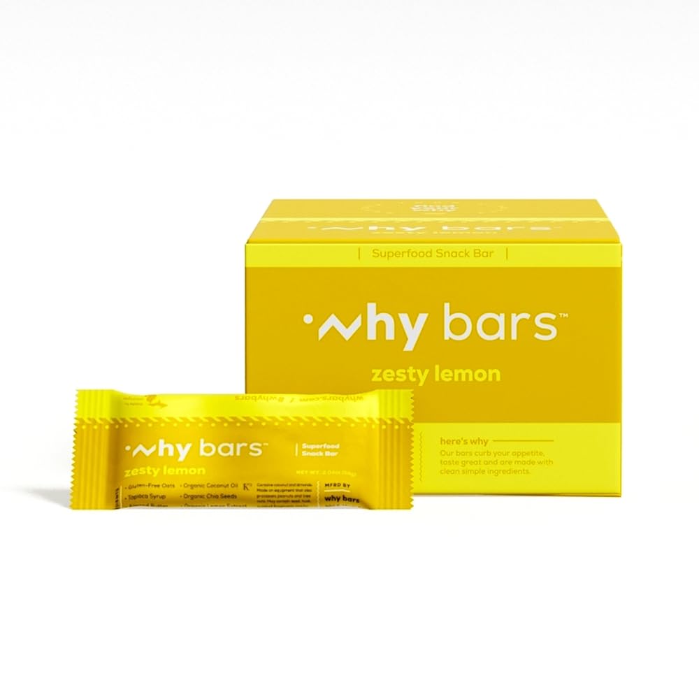 Why Bars Bar Zesty Lemon