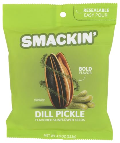 Smackin Snacks Sunflower Seeds Dill Pickle Flavor