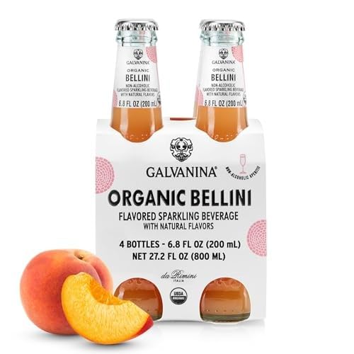 Galvanina Non Alcoholic Bellini Organic Cocktail