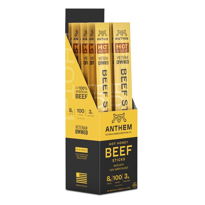 Anthem Snacks L Stick Beef Hot Honey Meat Sticks