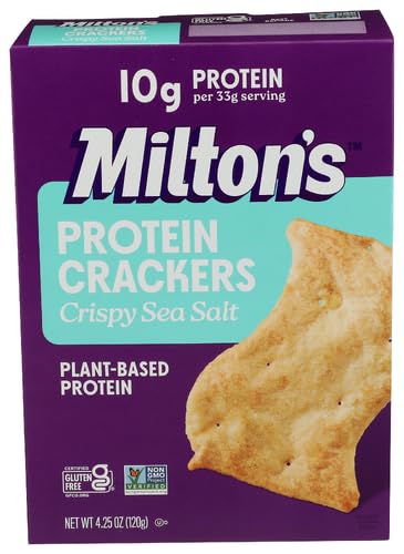 Milton's Cracker Protein Sea Salt Snack Crackers