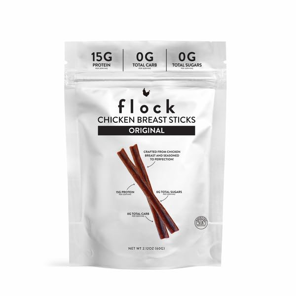 Flock Chicken Sticks Original Poultry Meat Sticks
