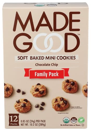 Madegood Cookie Snack Chocolate Chip Mini Hard & Soft Baked