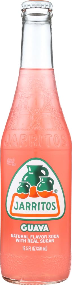 Jarritos Guava Soda Beverage Mexican Authentic Non Mix D