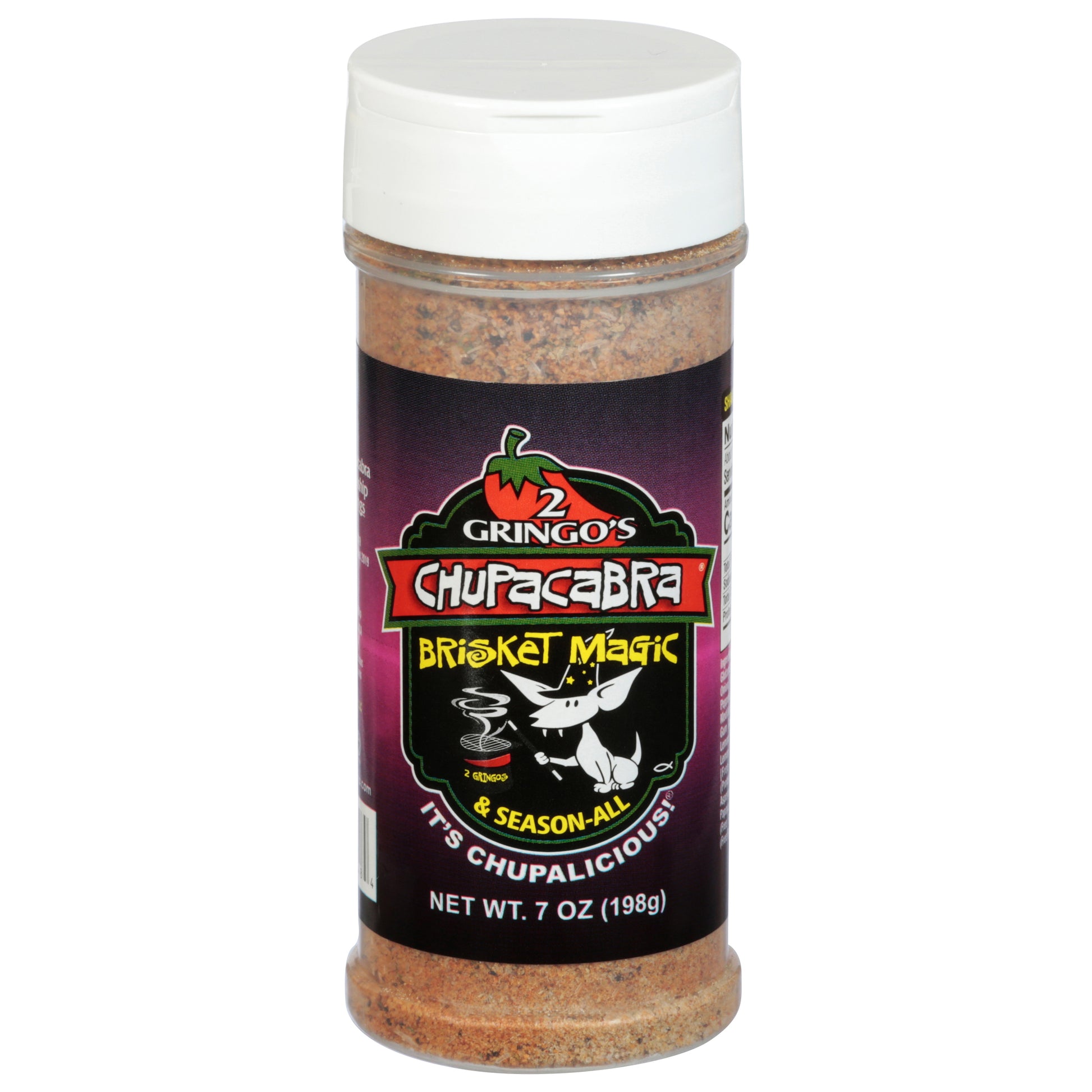 2 Gringos Chupacabra Seasoning Brisket Magic 7 oz (Pack Of 6)