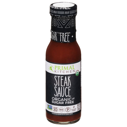 Primal Kitchen Sauce Steak Organic Sugar free 8.5 oz (Pack Of 6)