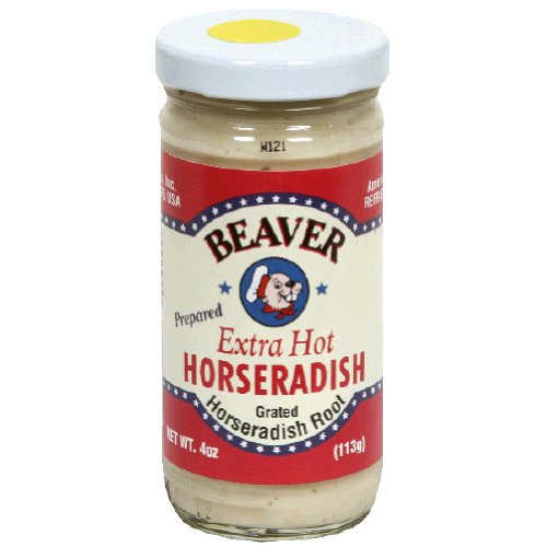 Beaver Horseradish Xhot All Purpose Sauce Condiment
