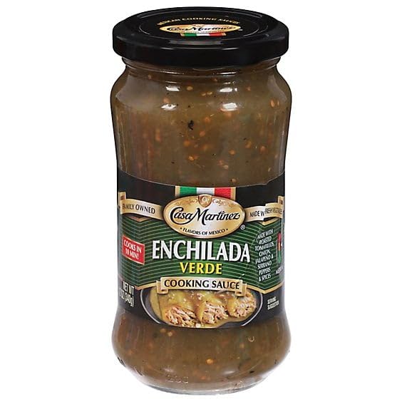 Casa Martinez Enchilada Verde Sauce for Cooking Simmer Ver