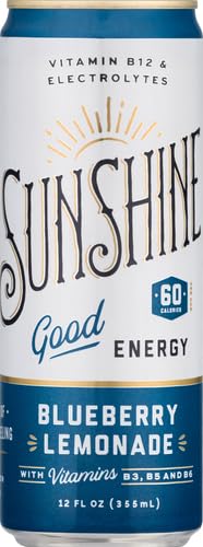 Sunshine Beverages Energy Drink Blueberry Lemonade
