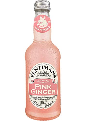 Fentimans Pink Ginger Craft Soda Beverage 4 Pack