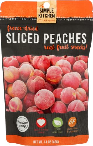 Simple Kitchen Freeze Dried Peaches Fruit Snacks
