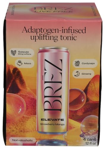 Brez Drink Elevate Strawberry Mango Functional Sparkling Wa