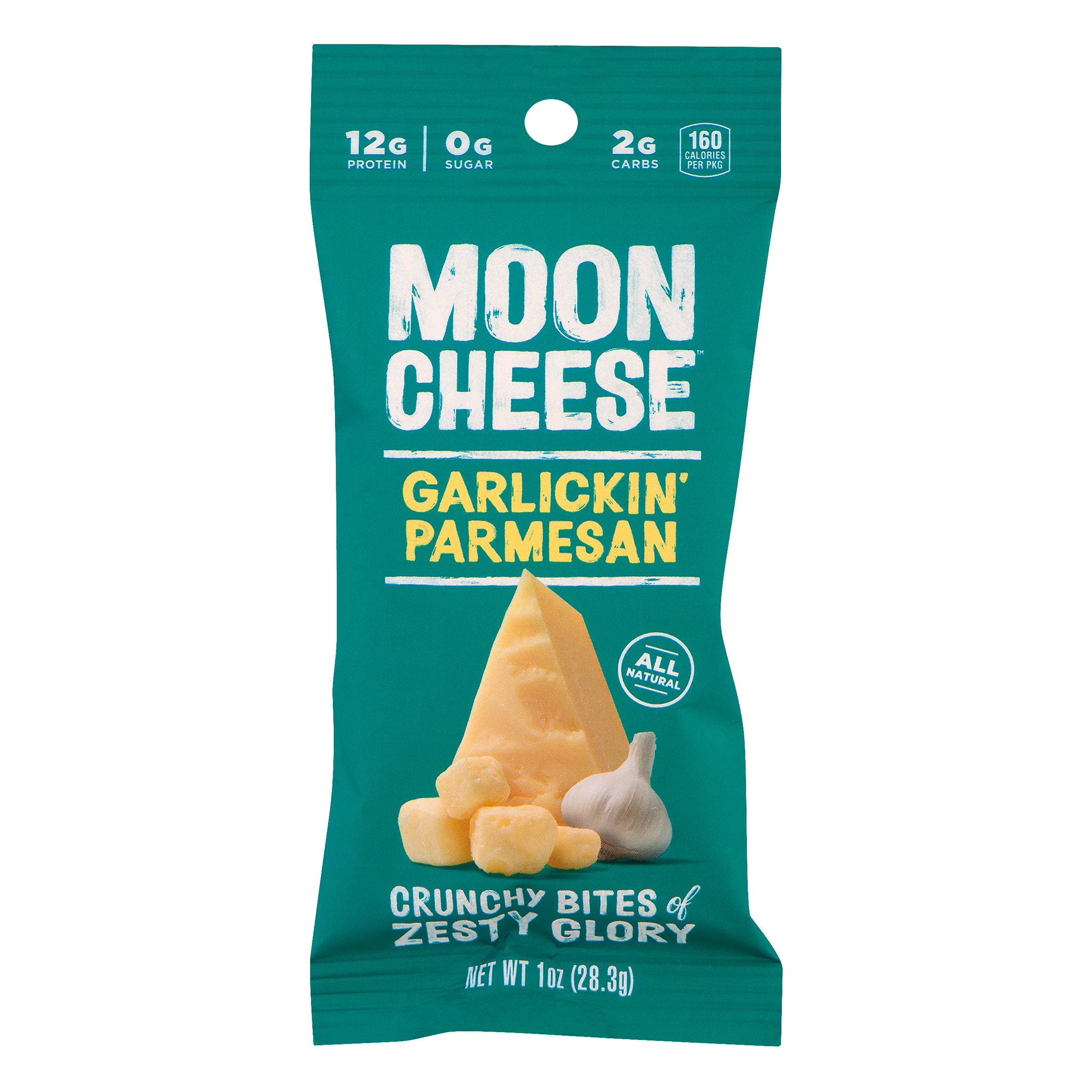 Moon Cheese Snack Garlic Parm