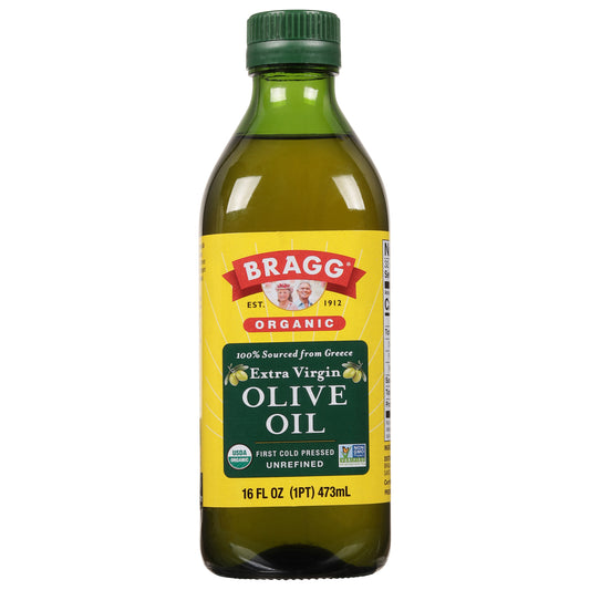 Bragg Oil Olive Extra Virgin Cld Organic 16 FO (Pack Of 12)