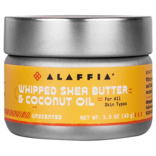 Alaffia Butter Shea Coco Oil Unscented 1.5 Oz Pack of 1