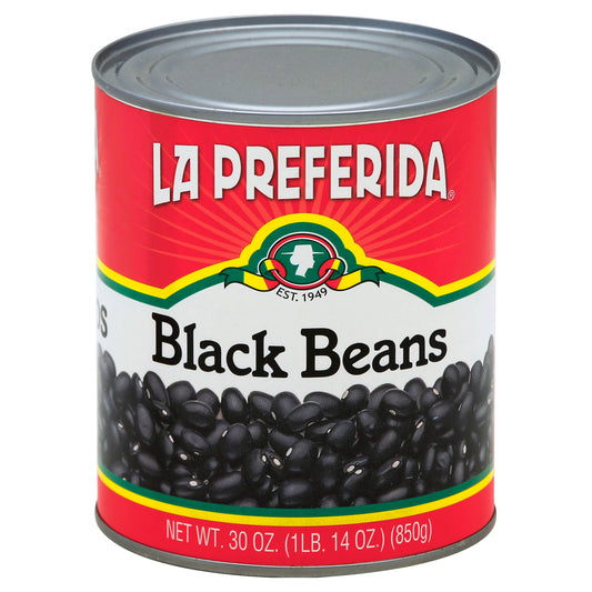 La Preferida Bean Black 30 oz (Pack Of 12)