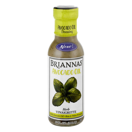 Briannas Dressing Herb Vinaigrette W Avocado Oil 10 Oz (Pack Of 6)