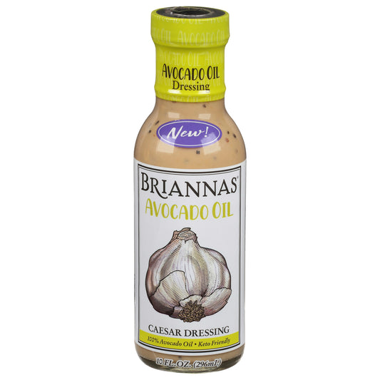 Briannas Dressing Caesar W Avocado 10 oz (Pack of 6)