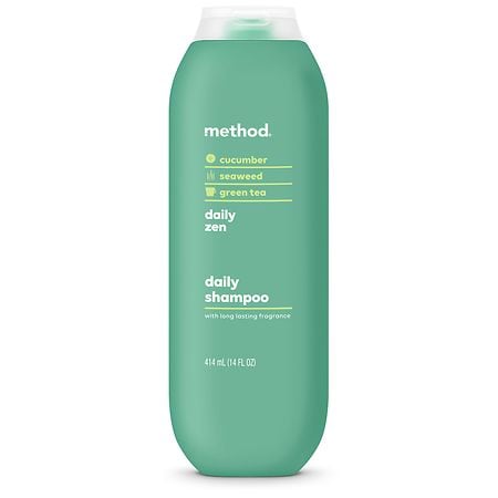 METHOD HOME CAR (Pack of 6) Method Home Care Daily Zen Shampoo for Hair Daily Use 14 Fl Oz