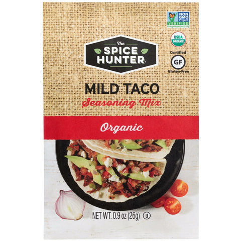 SPICE HUNTER (Pack of 24) Spice Hunter Mild Taco Organic Seasoning Mix 0.9 Oz