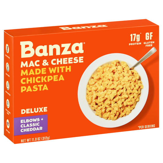 Banza Mac & Cheese Deluxe Cheddar 11 oz (Pack Of 6)