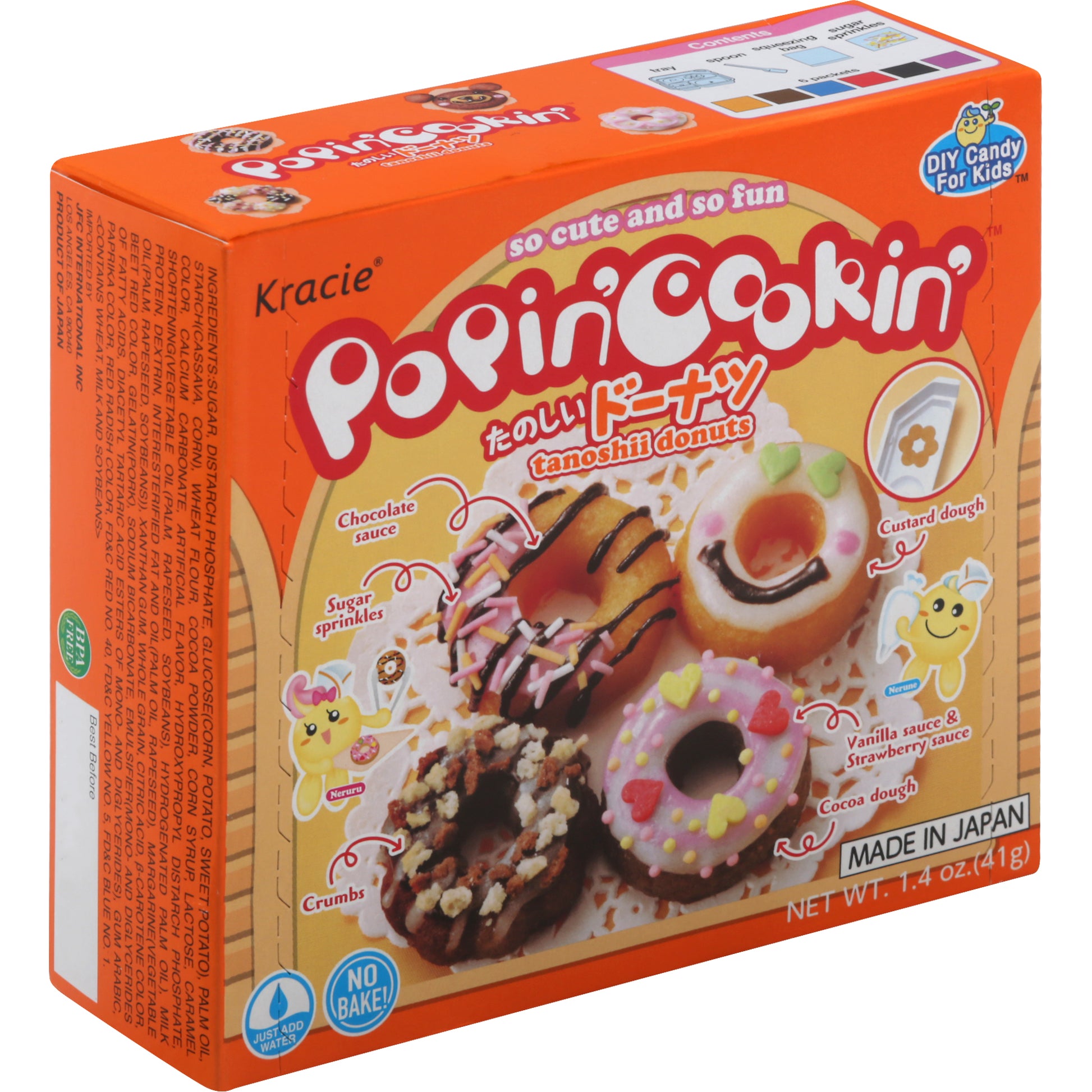 Kracie Donuts Cookin Popin 1.4 Oz (Pack Of 5)