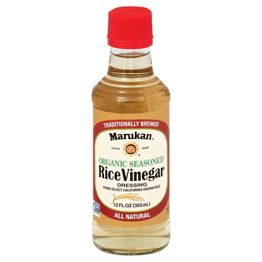 Marukan Vinegar Rice Seasoned Organic 12 FO (Pack Of 6)