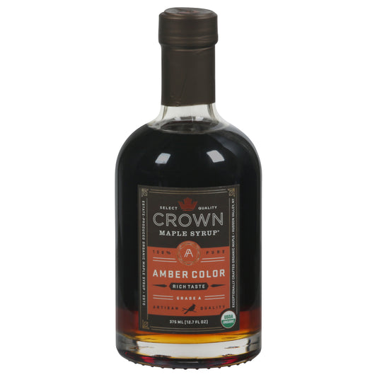Crown Maple Syrup Maple Amber Color Organic 12.7 FO (Pack Of 6)