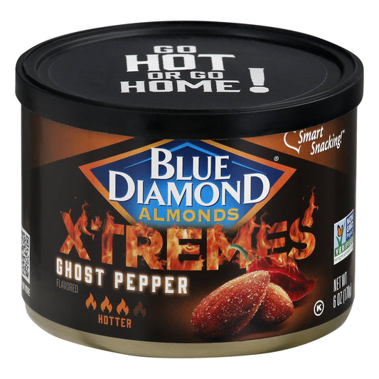 Blue Diamond Almond Xtreme Ghost Pepper 6 oz (Pack Of 12)