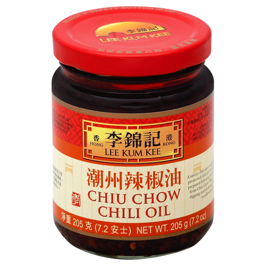 Lee Kum Kee Oil Chili Chiu Chow 7.2 oz (Pack Of 6)